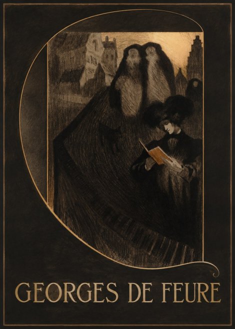 Georges de Feure La Liseuse No3 - Juliste