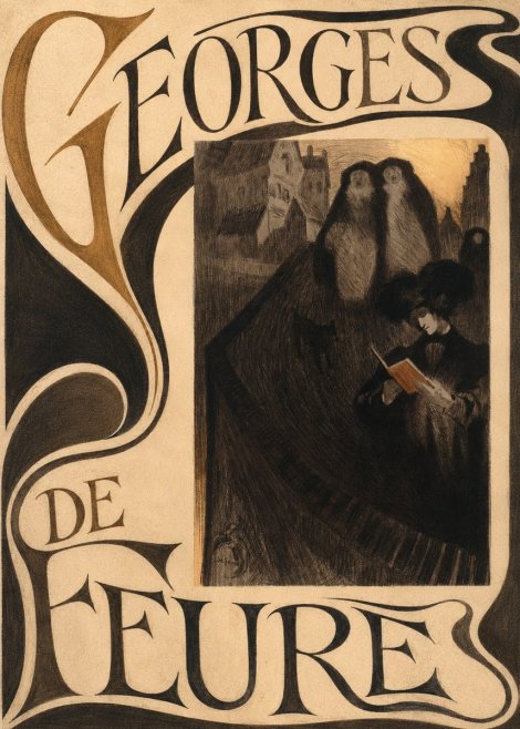 Georges de Feure La Liseuse No5 - Juliste