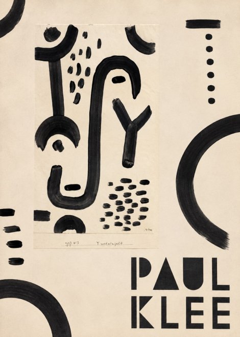 Paul Klee Face of the Goddess No5 - Juliste