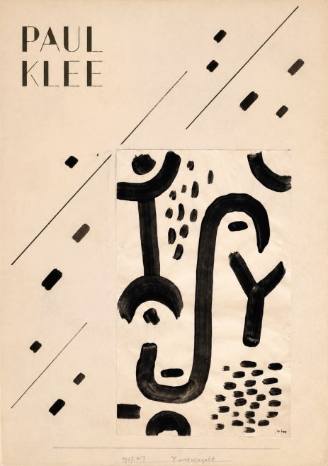 Paul Klee Face of the Goddess No6 - Juliste