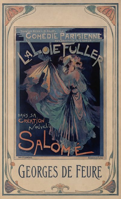 Georges de Feure La Loïe Fuller - Salomé II No1 - Juliste