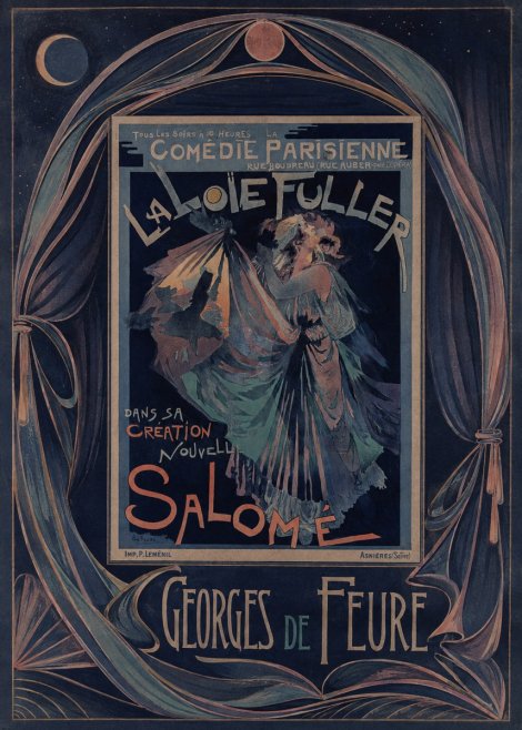 Georges de Feure La Loïe Fuller - Salomé II No4 - Juliste
