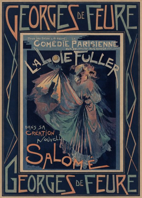 Georges de Feure La Loïe Fuller - Salomé II No5 - Juliste