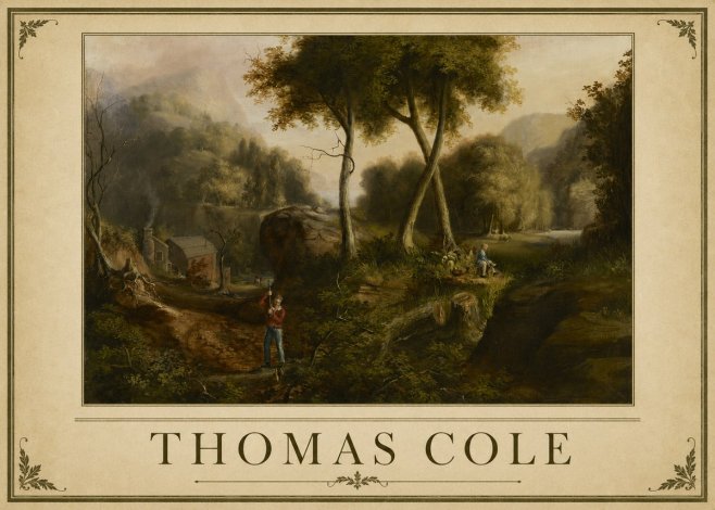 Thomas Cole The Hunter's Return I No1 - Juliste