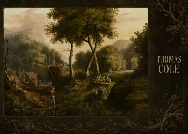 Thomas Cole The Hunter's Return I No4 - Juliste