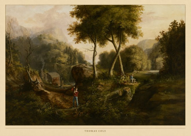 Thomas Cole The Hunter's Return I No5 - Juliste