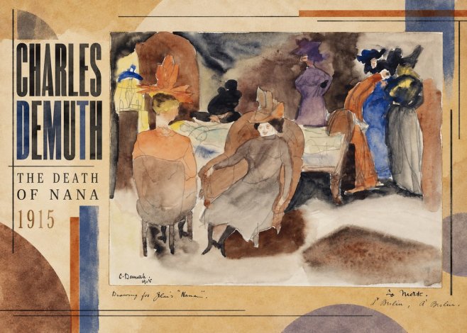 Charles Demuth The Death of Nana No2 - Juliste
