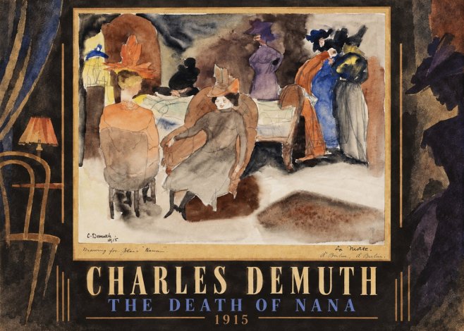 Charles Demuth The Death of Nana No5 - Juliste