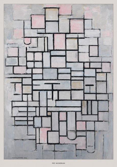 Piet Mondrian Composition No. Iv • 1914 No6 - Juliste