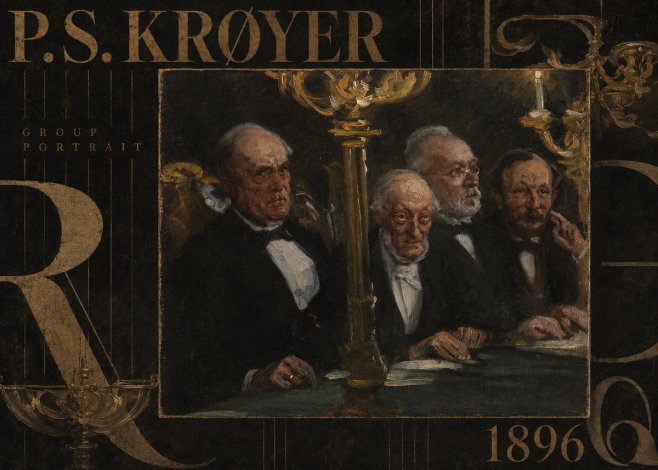 P.S. Krøyer Group Portrait No5 - Juliste