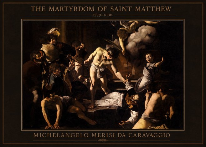 Michelangelo Merisi da Caravaggio The Martyrdom of Saint Matthew No4 - Juliste