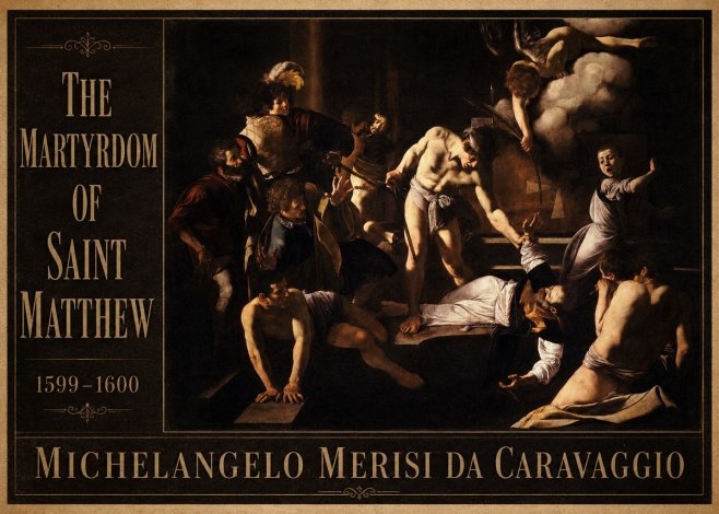 Michelangelo Merisi da Caravaggio The Martyrdom of Saint Matthew No5 - Juliste