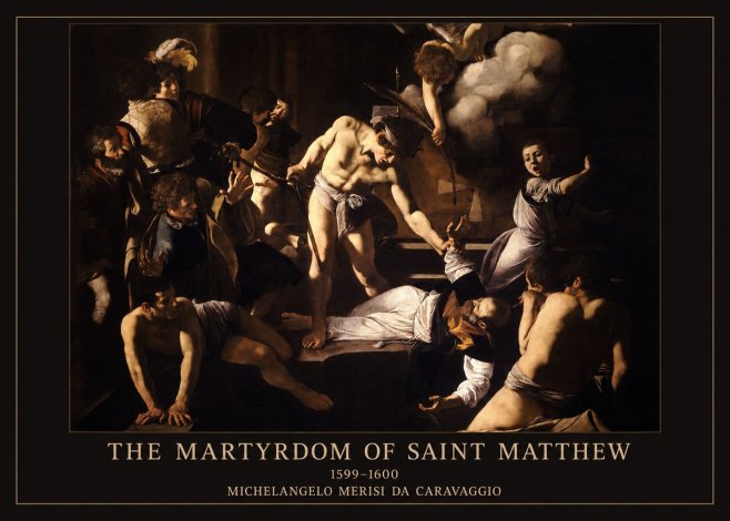 Michelangelo Merisi da Caravaggio The Martyrdom of Saint Matthew No6 - Juliste