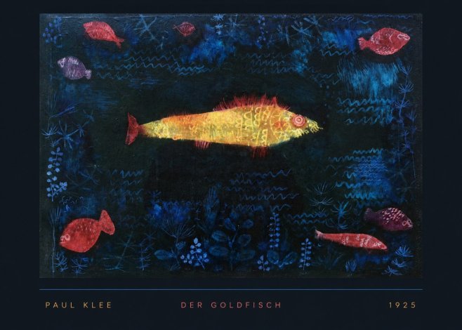 Paul Klee Der Goldfisch No5 - Juliste