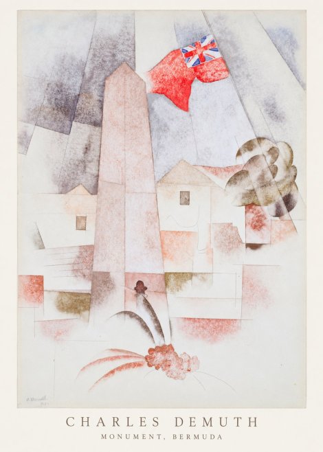 Charles Demuth Monument, Bermuda No6 - Juliste