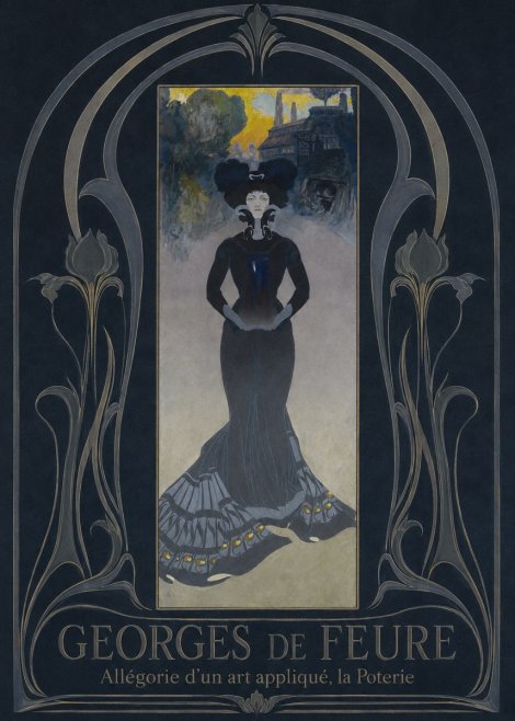 Georges de Feure Allégorie D'un Art Appliqué, La Poterie No3 - Juliste