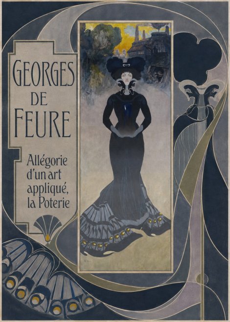 Georges de Feure Allégorie D'un Art Appliqué, La Poterie No5 - Juliste