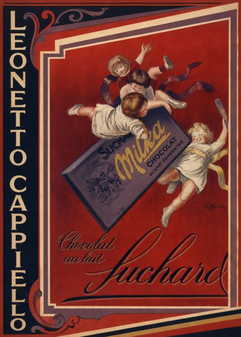 Leonetto Cappiello Suchard Milka Chocolat No2 - Juliste