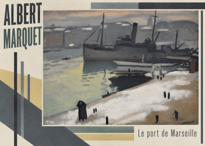 Albert Marquet Le Port De Marseille II No5 - Juliste