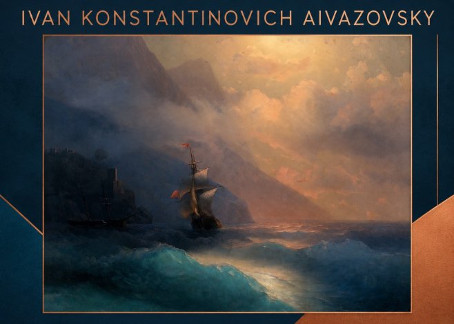 Ivan Konstantinovich Aivazovsky Storm at Sea No3 - Juliste