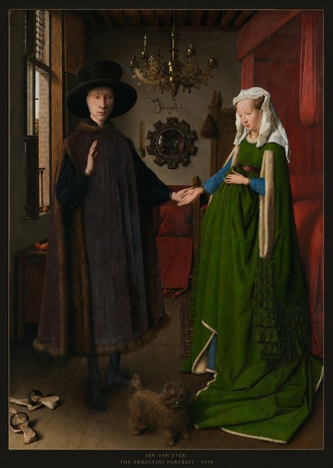 Jan van Eyck The Arnolfini Portrait V No6 - Juliste