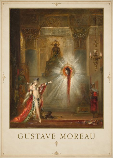 Gustave Moreau The Apparition II No1 - Juliste