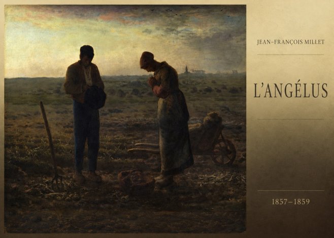 Jean-François Millet L'angélus II No6 - Juliste