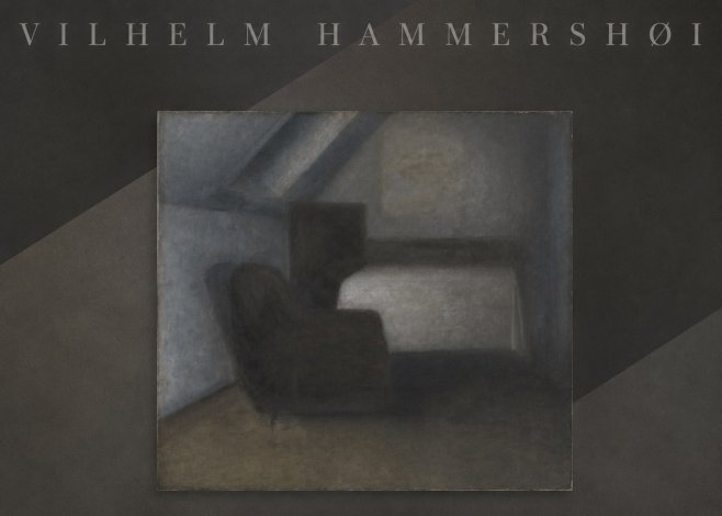 Vilhelm Hammershøi Interior, Strandgade 30 III No3 - Juliste