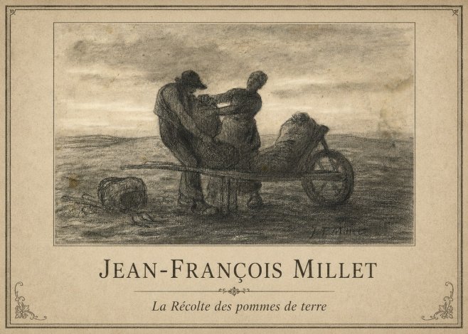 Jean-François Millet La Récolte Des Pommes De Terre No1 - Juliste