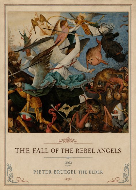 Pieter Bruegel The Fall of the Rebel Angels IV No1 - Juliste
