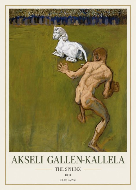 Akseli Gallen-Kallela Väinämöinen's Kantele No2 - Juliste