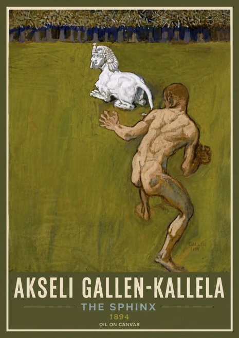 Akseli Gallen-Kallela Väinämöinen's Kantele No5 - Juliste