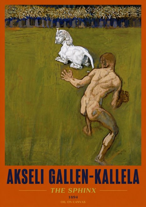 Akseli Gallen-Kallela Väinämöinen's Kantele No6 - Juliste