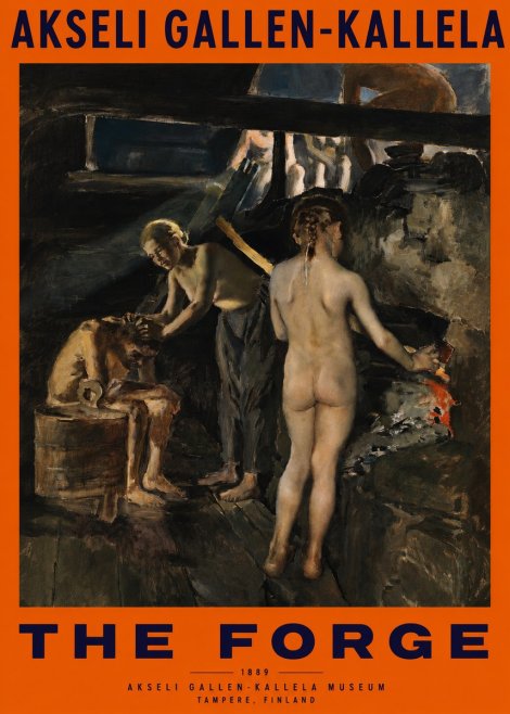Akseli Gallen-Kallela The Forge No2 - Juliste