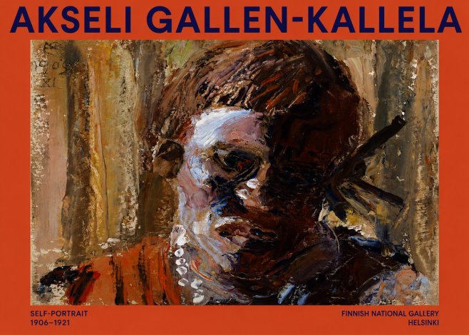 Akseli Gallen-Kallela Self-portrait, 1906-1921 No2 - Juliste