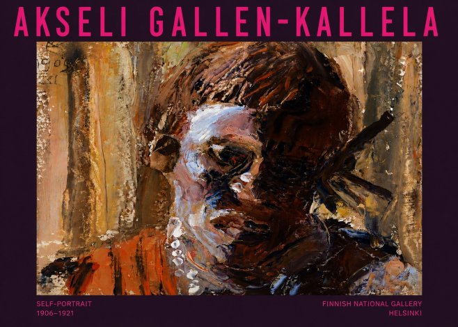 Akseli Gallen-Kallela Self-portrait, 1906-1921 No3 - Juliste