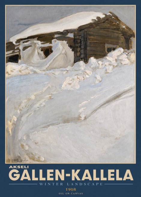 Akseli Gallen-Kallela Winter Landscape II No2 - Juliste