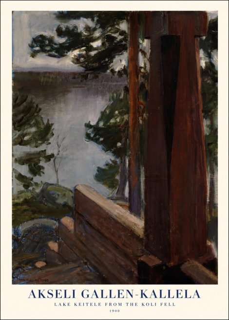 Akseli Gallen-Kallela Lake Keitele from the Koli Fell No1 - Juliste