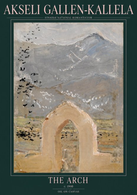 Akseli Gallen-Kallela The Arch No3 - Juliste