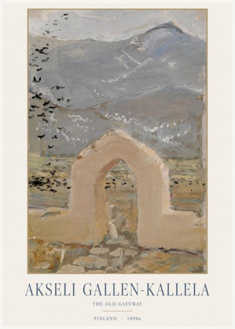 Akseli Gallen-Kallela The Arch No6 - Juliste