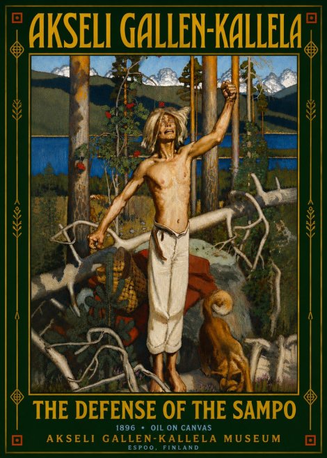 Akseli Gallen-Kallela The Defense of the Sampo No6 - Juliste