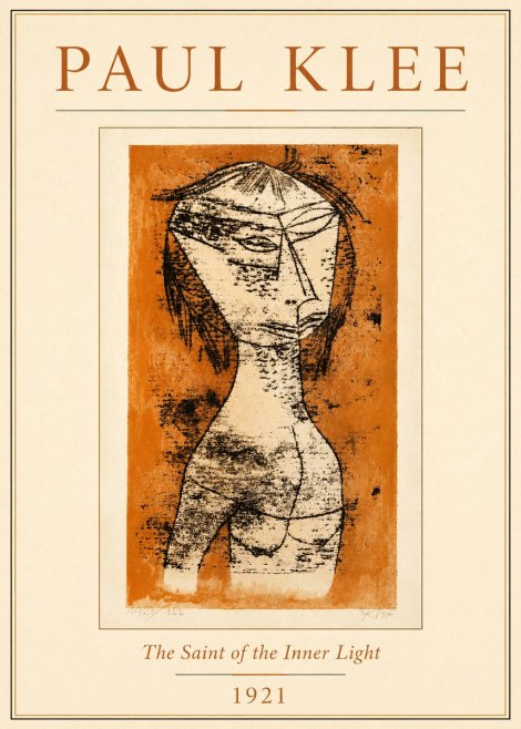 Paul Klee Die Heilige Vom Innern Licht No4 - Juliste