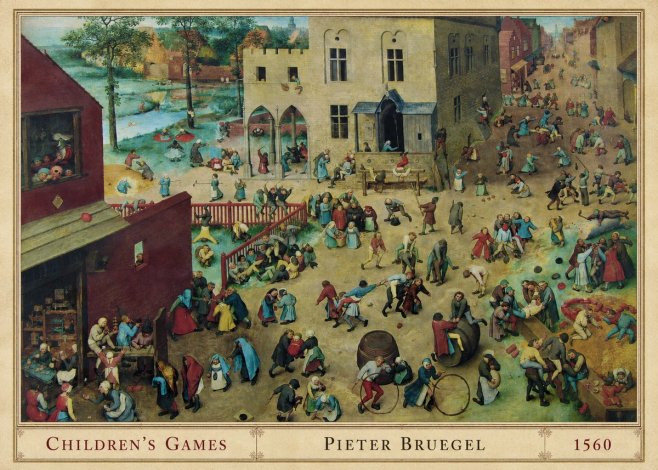 Pieter Bruegel Children's Games III No1 - Juliste