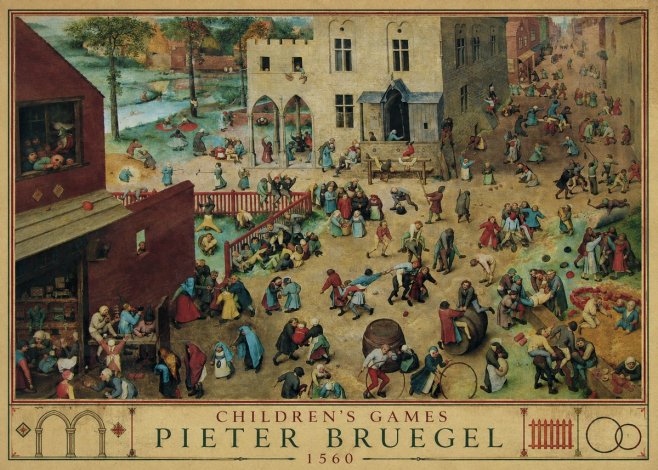 Pieter Bruegel Children's Games III No2 - Juliste