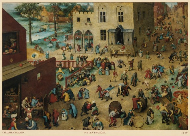 Pieter Bruegel Children's Games III No5 - Juliste
