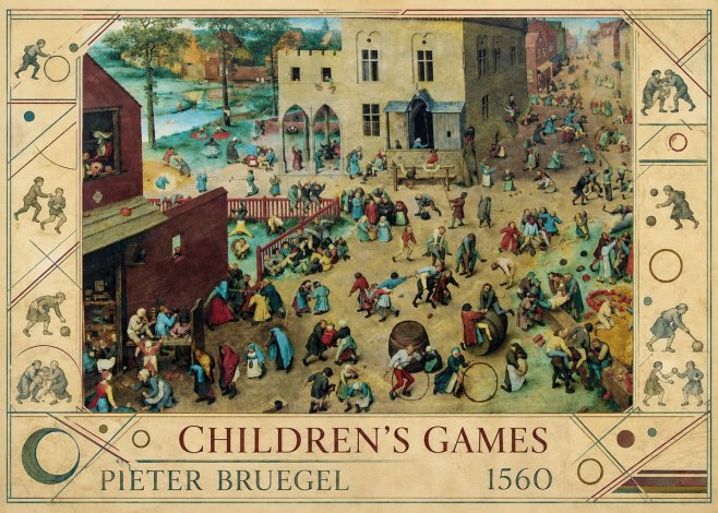 Pieter Bruegel Children's Games III No6 - Juliste