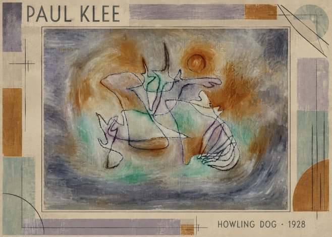 Paul Klee Howling Dog No1 - Juliste