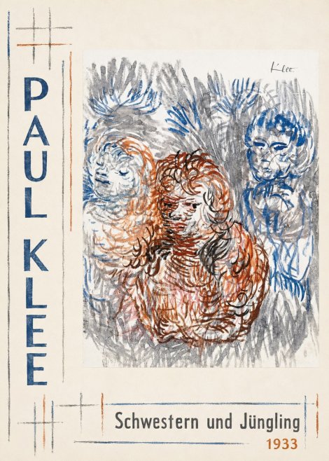 Paul Klee Schwestern Und Jüngling No3 - Juliste