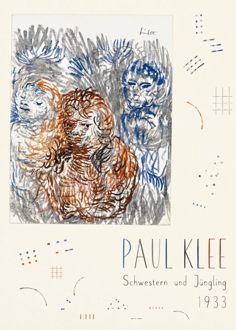Paul Klee Schwestern Und Jüngling No5 - Juliste