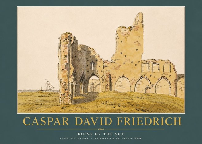 Caspar David Friedrich Ruins by the Sea No4 - Juliste